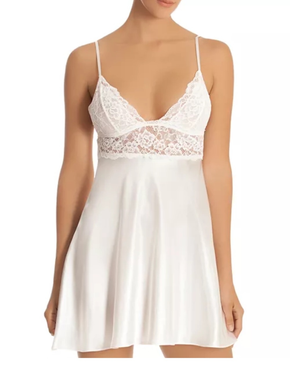 NWT In Bloom by Jonquil Satin and Lace Chemise